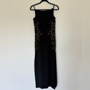 Laurence Kazar Black Lace Dress